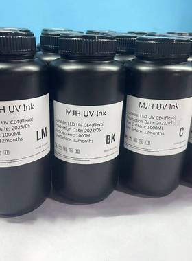 L1800UV墨水 EP爱普喷头TX800 3200UV平板打印机柔硬性LED uv墨水