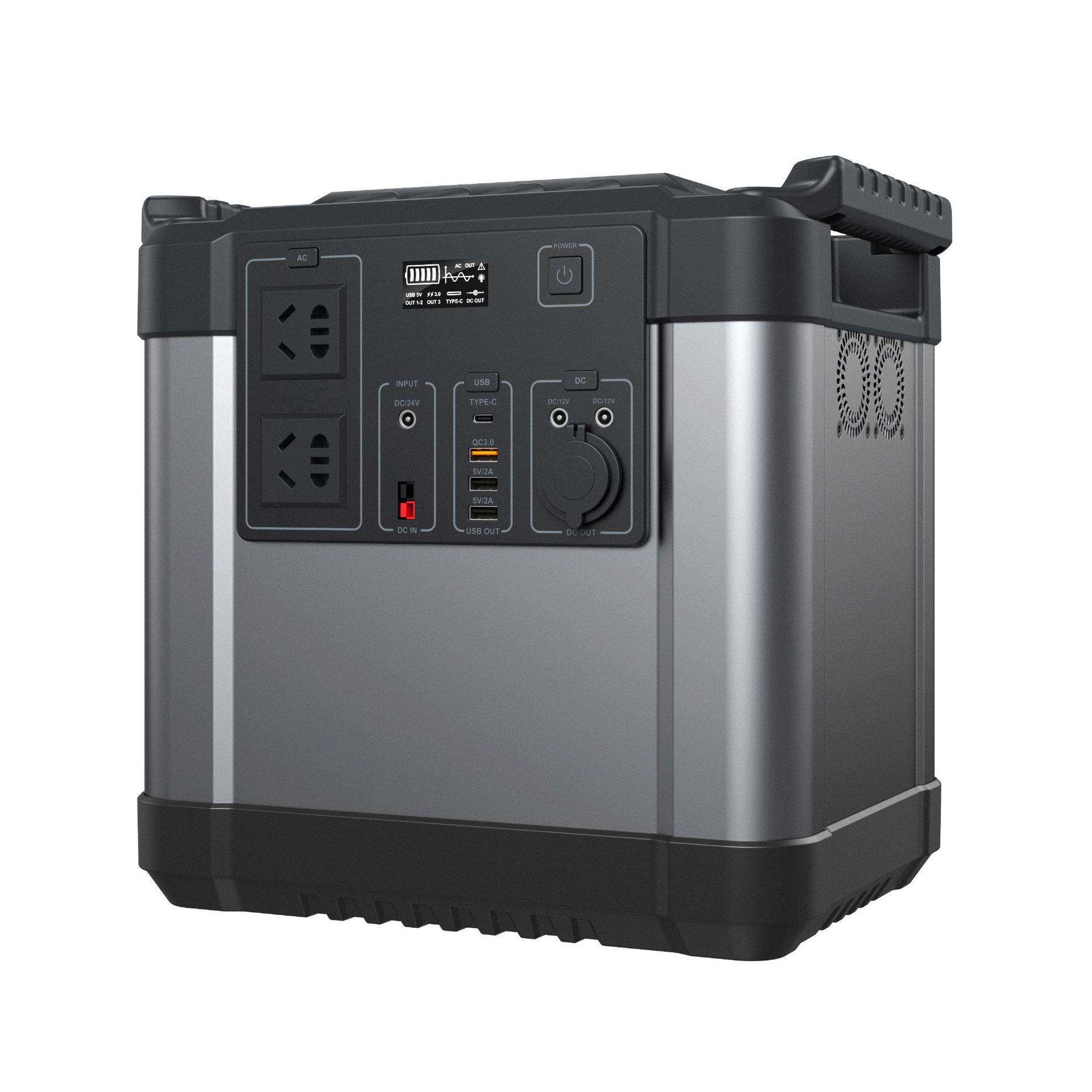 户外移动便携式储能电源 应急车充备用LED发电箱 太阳能储能系统