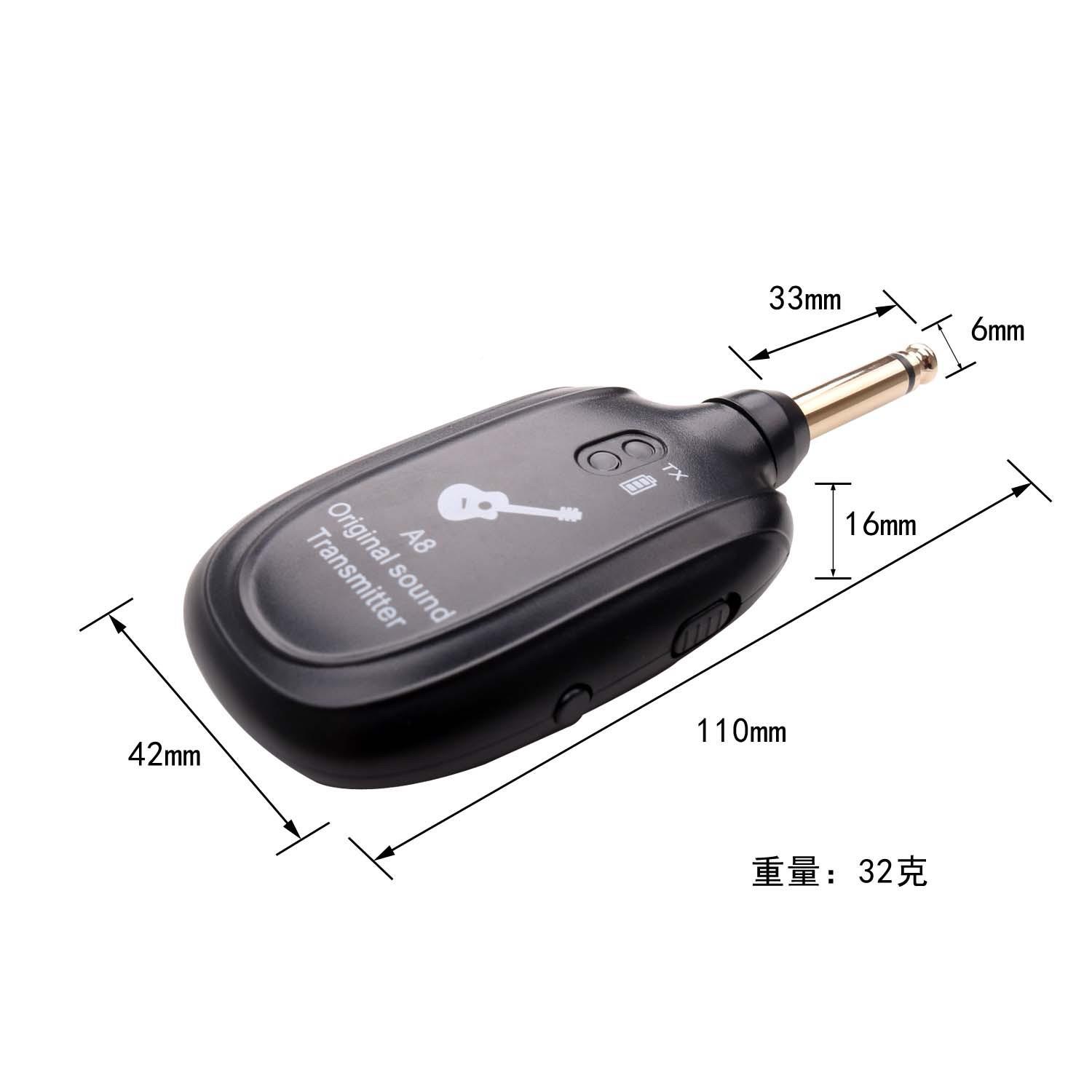 a8A8吉他线接收器器电吉他线AEI拾音器发射器收发传输器