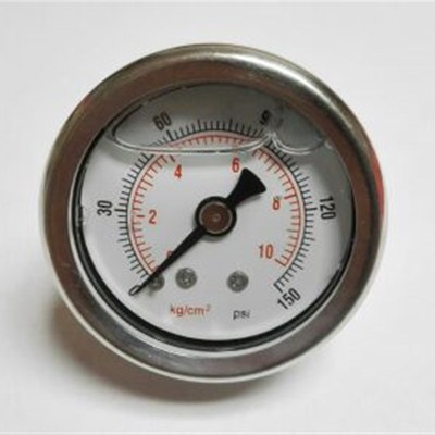 轴向耐震压力表 yn-40z  10kg/cm2 10bar 150psi 直径40mm~41mm