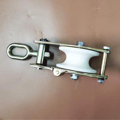 电力传递滑车地缆电缆牵引绳传递滑轮尼龙加宽高速电力滑轮起重轮