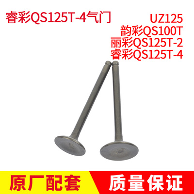 适用木铃丽彩QS125T-2-2B韵彩QS100T-A-B睿彩125T-4气门排进气