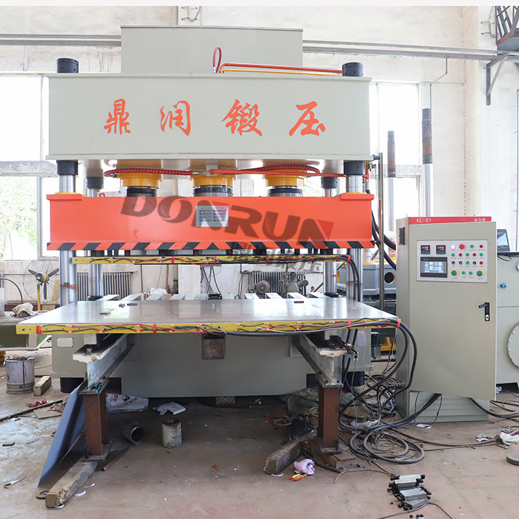 500吨全自动PVC材质压花油压机 礼盒烫金深压纹成型四柱液压机