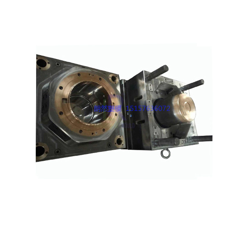 20L镶铍铜涂料桶模具   盖子手柄全套 朗然设计制造注塑模具