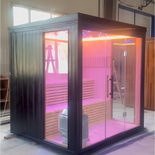 优质 传统蒸汽桑拿室外客舱4-6人