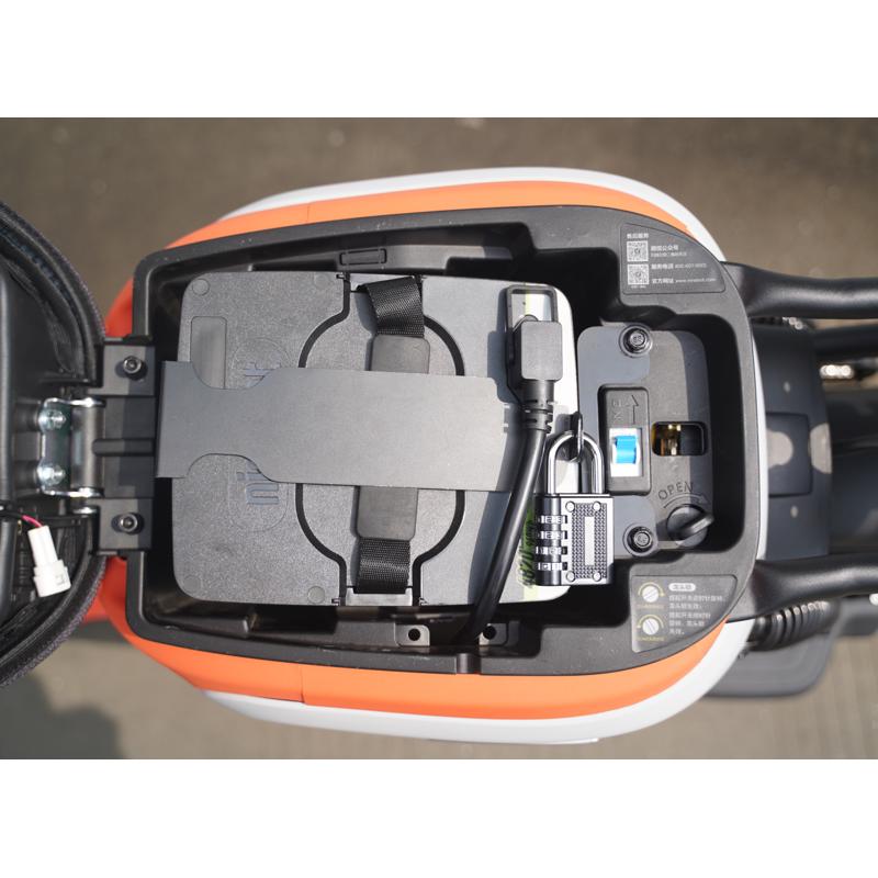 适用九号电动车A+/MMAX/F90/BMAX防盗板电池锁机械师改装配件