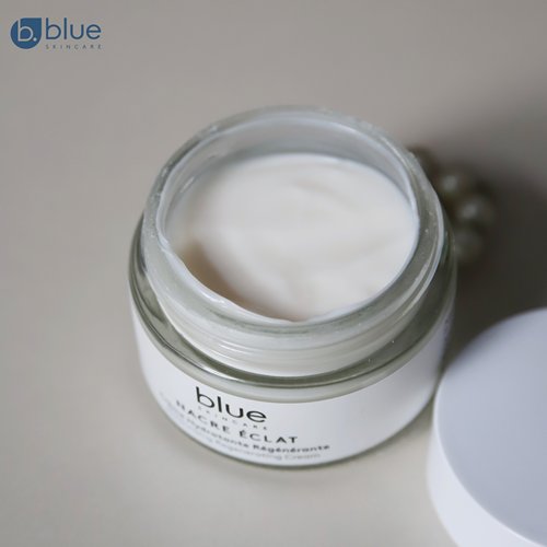 B.Blue Skincare白净面霜保湿亮白嫩滑肌肤皱纹暗沉色素斑点50ml