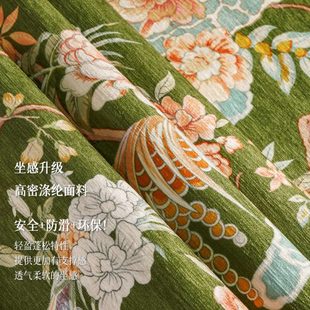 通用2025新款 厂促 沙发垫四季 春山雅居 轻奢级感坐垫沙发套 中式