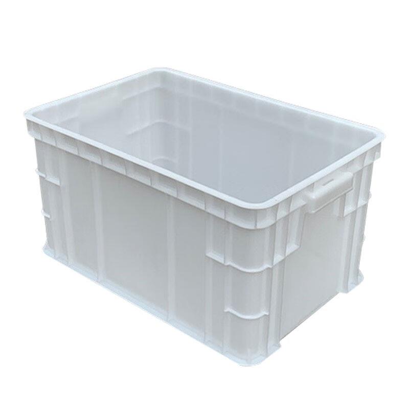 辉煌永威物流周转箱外径420*315*225mm加高白色无盖物料盒HH-WLX-