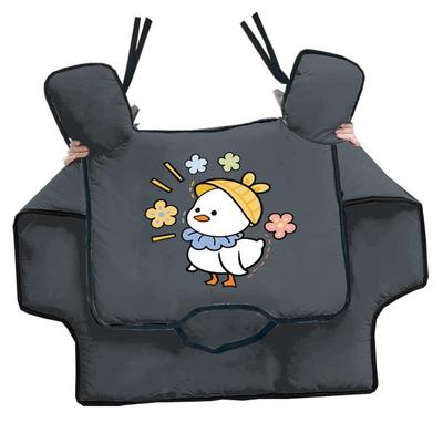 电动车挡风被四季通用中厚电车小电瓶车防风被罩春秋双面防水防雨