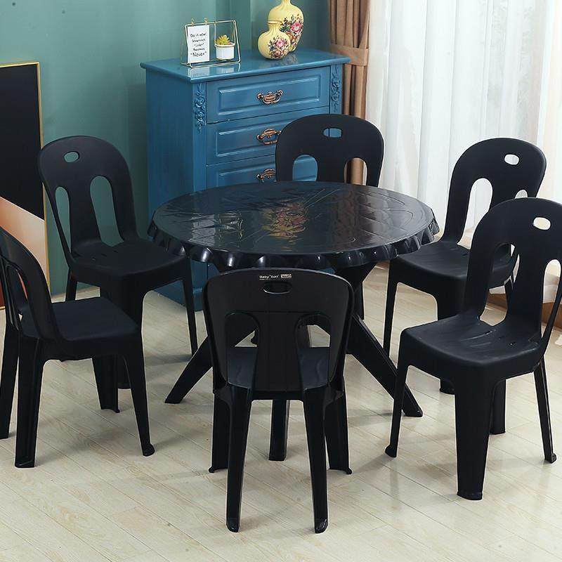 多色塑料餐桌椅组合户外加厚烧烤夜市啤酒沙滩桌一米圆桌饭桌套装,住宅家具,不锈钢/PVC餐桌,淘宝优惠券,粉丝福利购,淘宝优惠卷