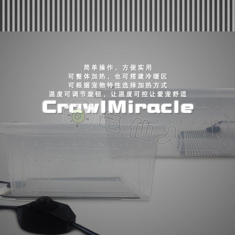 速发#CM爬虫加热垫急速加温爬宠饲养箱温控加热可调角蛙守宫蛇蜘