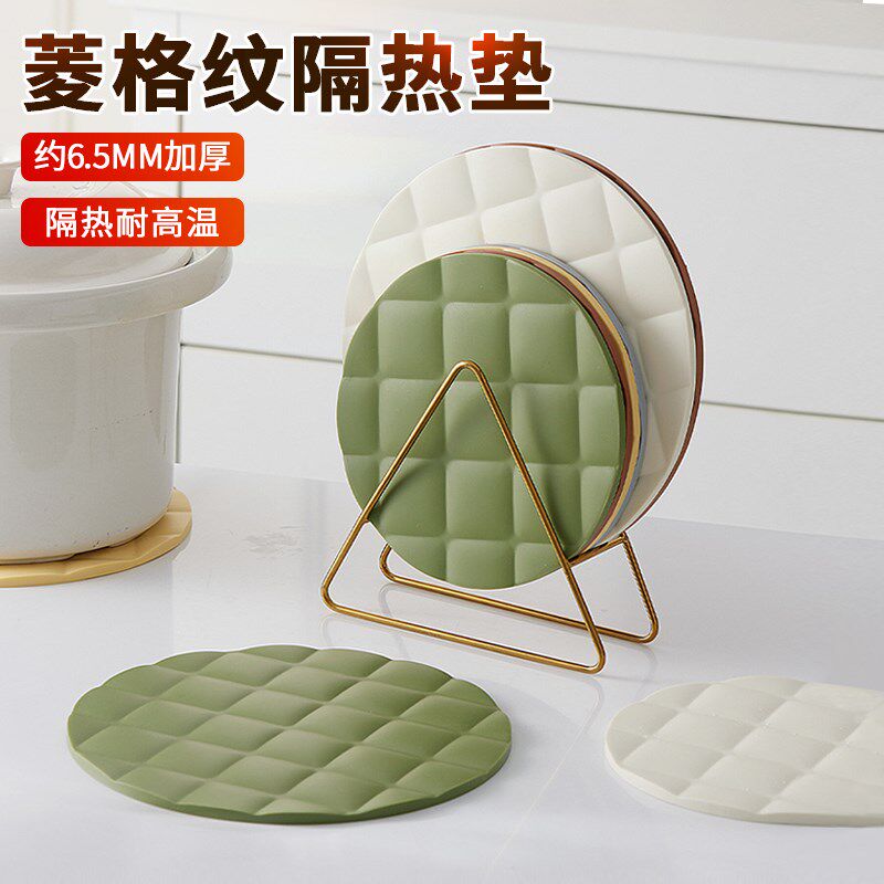 速发防热垫隔烫耐高温碗垫垫胶锅盘硅家用防水餐桌砂锅垫子