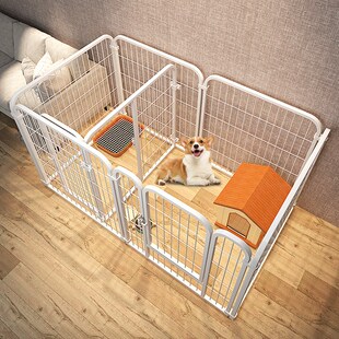速发围栏室内一室一厅一卫栅离大型犬中小型犬狗笼子训练隔栏