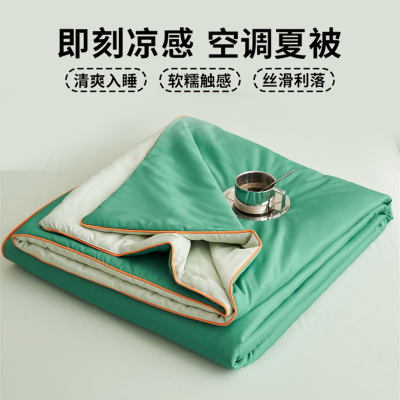 速发被凉夏四人套2024新款夏被单件空调被夏季可机洗春秋被冷气被