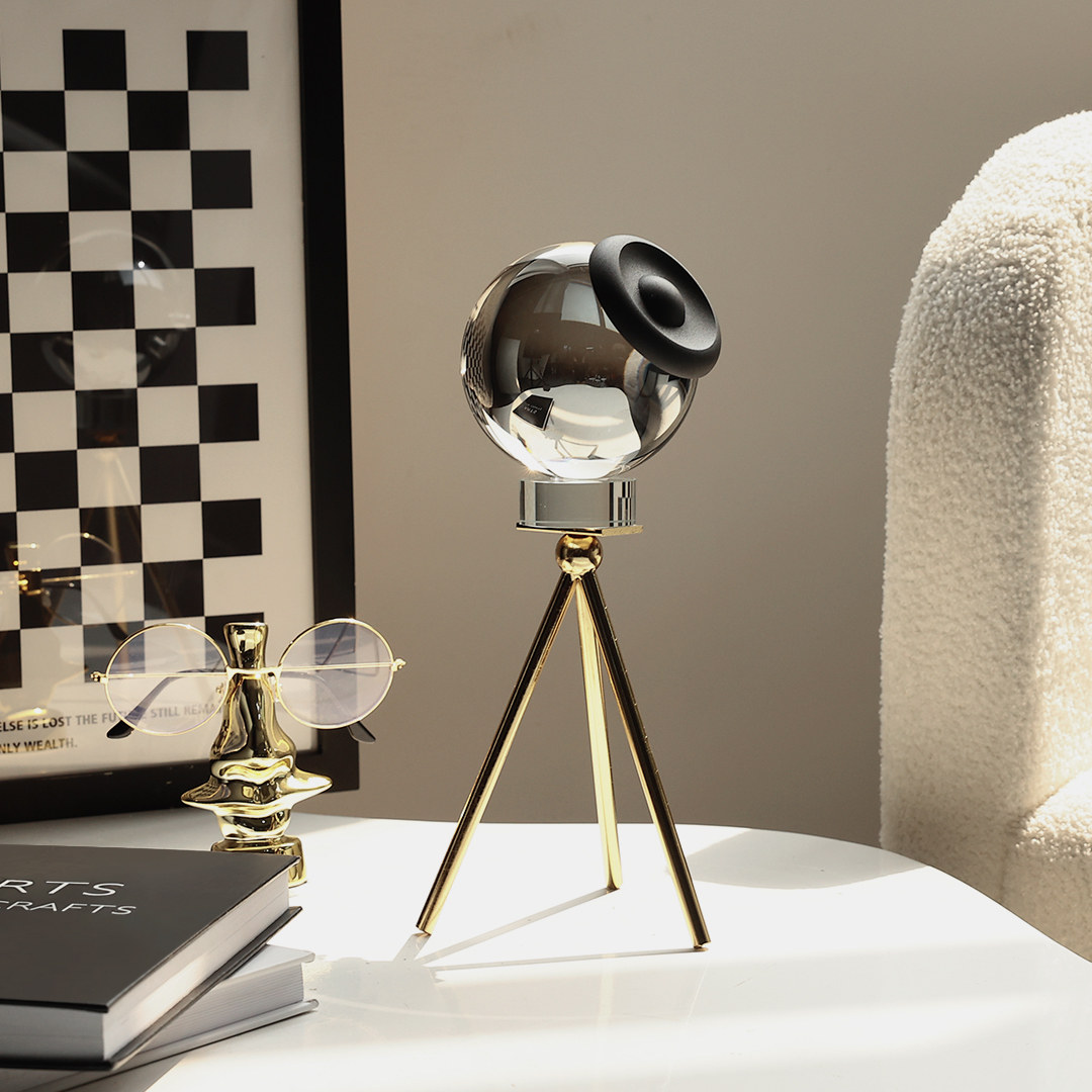 速发高奢轻档小众圆球摆件书柜客厅电视柜背景墙玄柜关家居装饰品