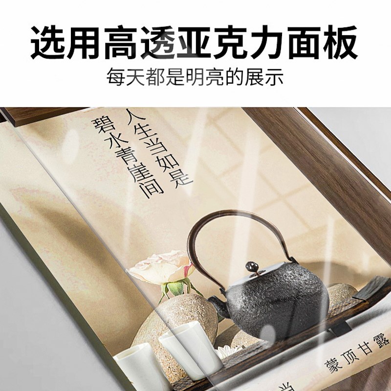 热销A4亚克力广告展示架台卡架展示牌定制菜单桌牌台卡立牌餐牌酒