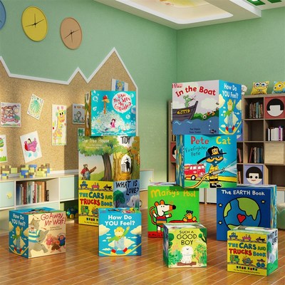 速发化语教室布置装饰工作角班培训机构本儿园绘幼馆墙面环创文英