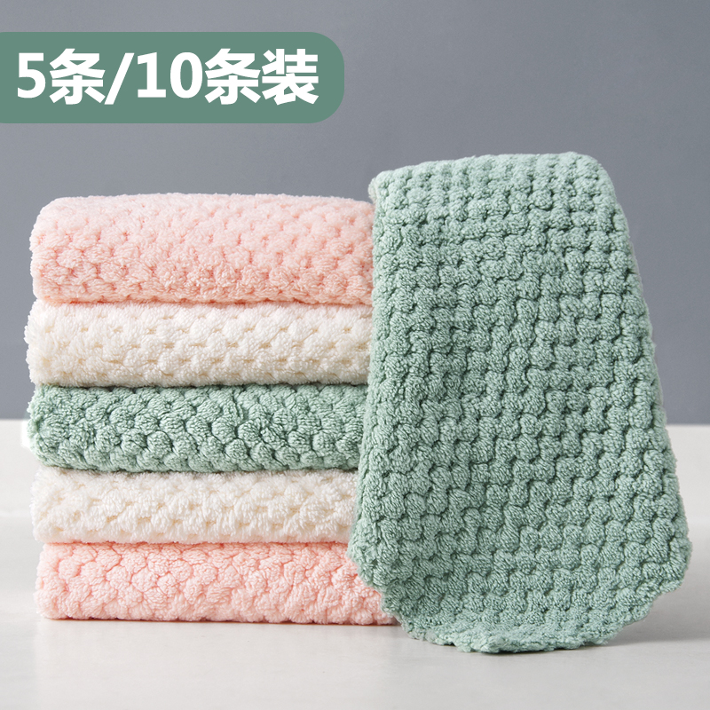 速发家吸毛碗布不沾油抹布厨房用品用水毛巾不掉洗擦桌布家务清洁