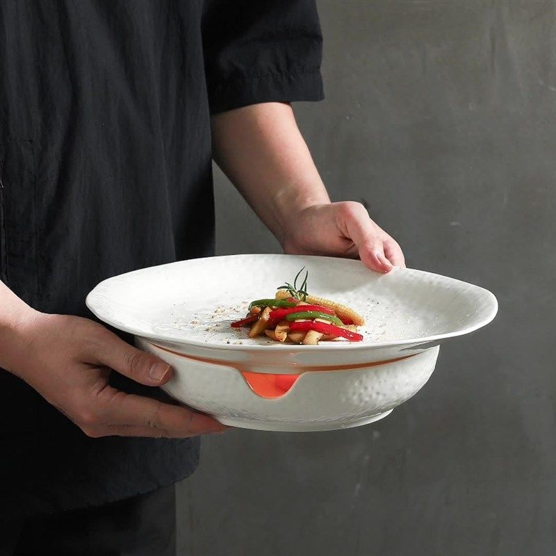 速发陶瓷加餐明座酒店锅仔饭店酒精茶蜡炉底座能配合源炉底炉热具