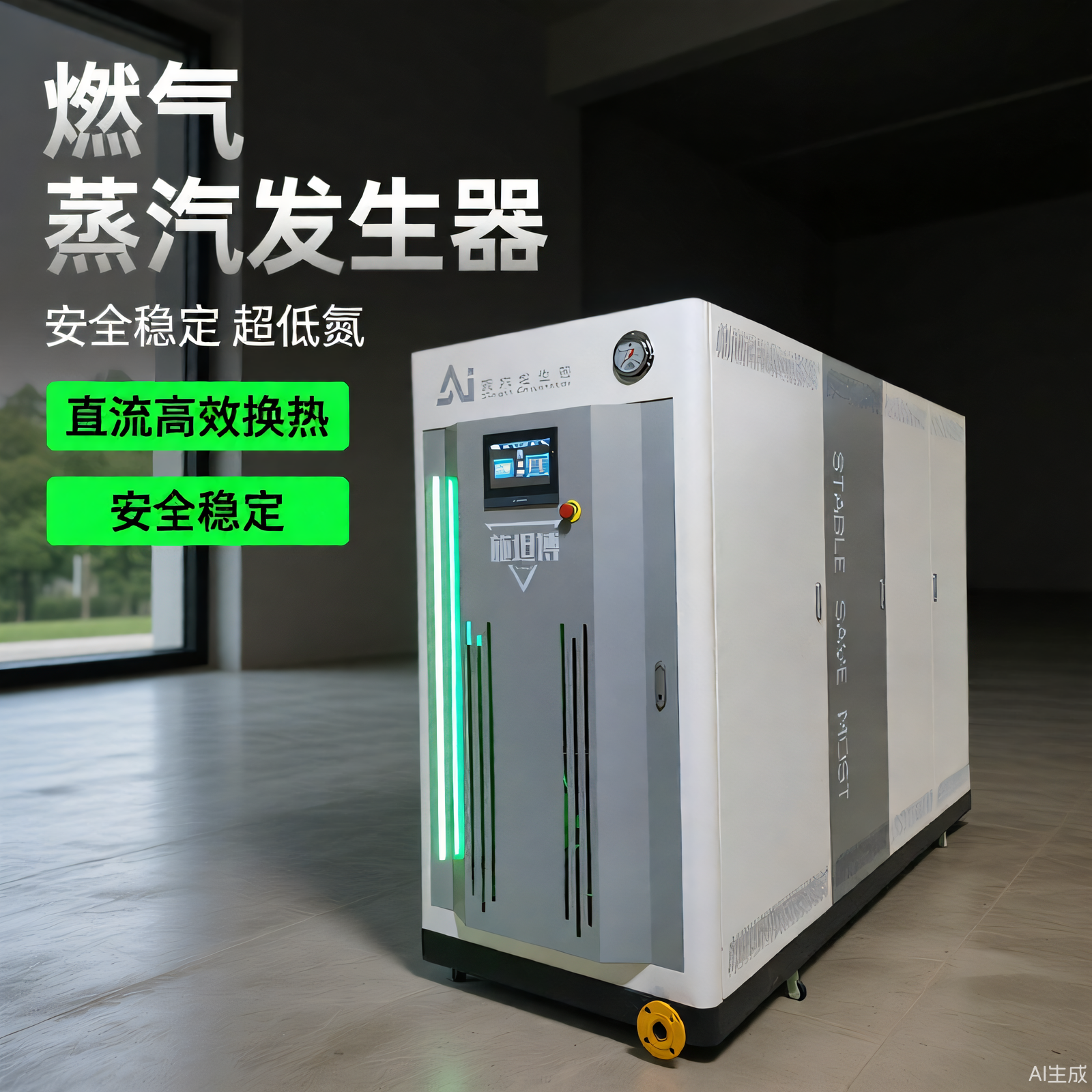 厂家直销燃气蒸汽发生器食品蒸煮熨烫超低氮直流高效换热工业锅炉