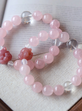 珠珠大小10mm马达加斯加粉晶