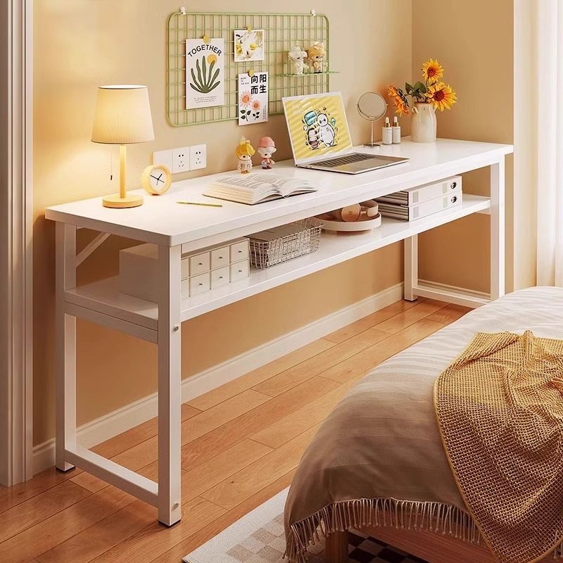 速发书桌双式家用学生台层长条桌写字屋工作台桌小桌子电脑桌