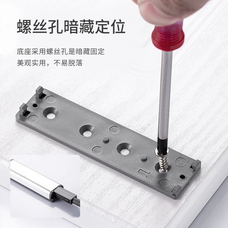 现货速发衣橱柜门强磁自反弹器免装拉手配件抽屉门碰珠按压弹簧开