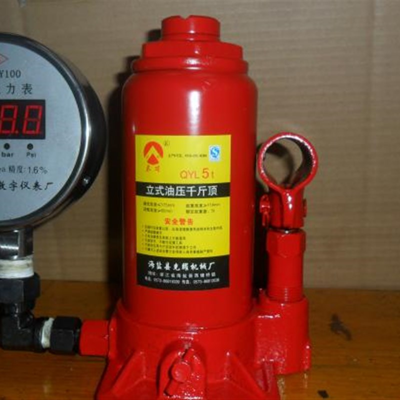 速发实验用千斤顶 带数字显示压 表1斤顶 质量保证力精确度0.千MP