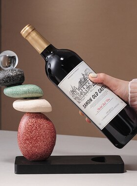 时来运转红酒架摆件酒柜装饰x品轻奢高档高级感客厅家居饰品餐边