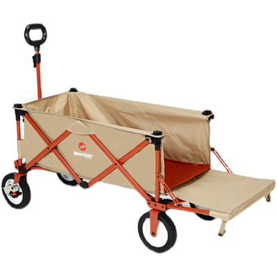 我飞露营车营地车户外折叠推车A野餐车野营拖车便携式桌板野外拉