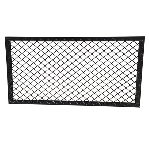 铁艺网格片菱形网孔网格吊顶镂空铁网架K酒吧工业风隔断屏风装饰