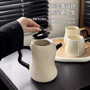 家用客厅待客水杯y茶壶杯具茶杯水具乔迁暖房礼盒送 陶瓷茶具套装