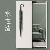 隐藏式 全身镜隐形镜子壁挂贴墙穿衣镜推拉可遮挡卧室Z轻奢试衣镜