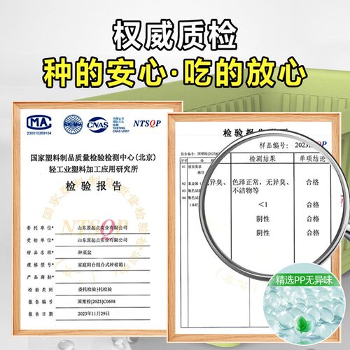 家用阳台种菜专用箱 长方形CPP材质加高视窗款种植盆