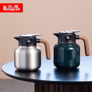 焖茶壶泡茶壶家用温显保温壶陶瓷z胆闷茶老白茶泡茶壶闷壶1.8L容