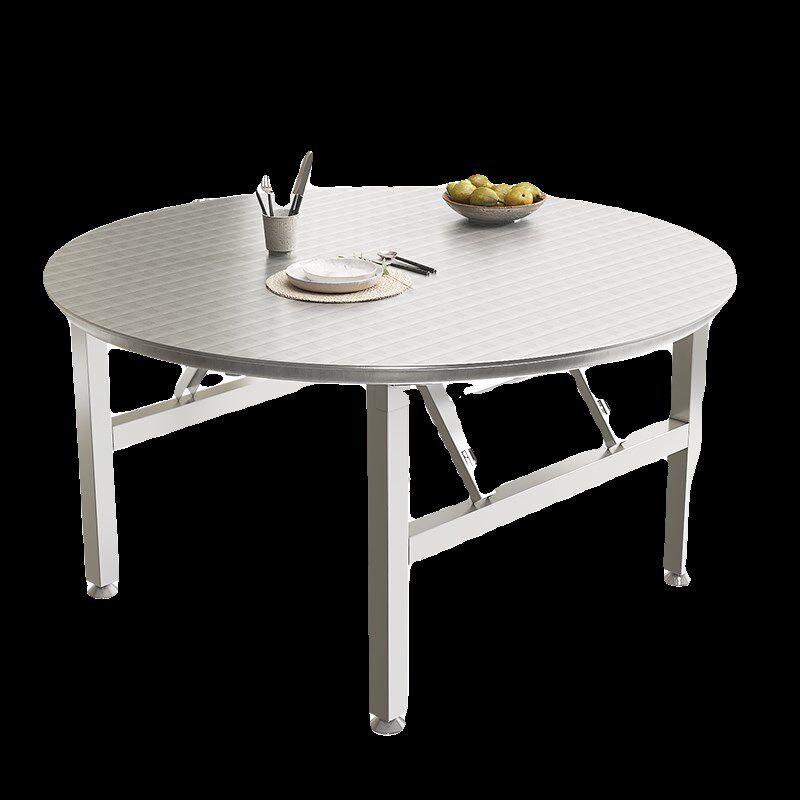 特厚不锈钢折叠桌烤n火桌架家用餐桌宿租房学304不锈钢正方形桌子