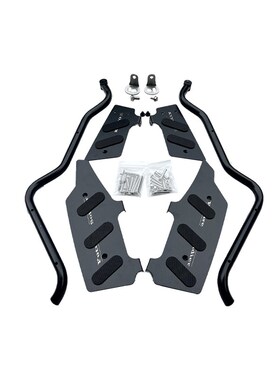 适用光阳一代ak550护杠保y险杠防摔杠博奥达脚踏射灯支架改装配件