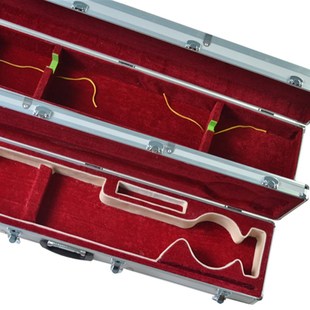 板胡乐器配件 板胡琴盒子 u铝合金板胡盒秦腔豫剧板胡盒皮革板胡