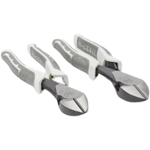 斜口钳福冈工具省力斜嘴钳多功能工业斜口钳子尖R偏口钳67寸钳斜