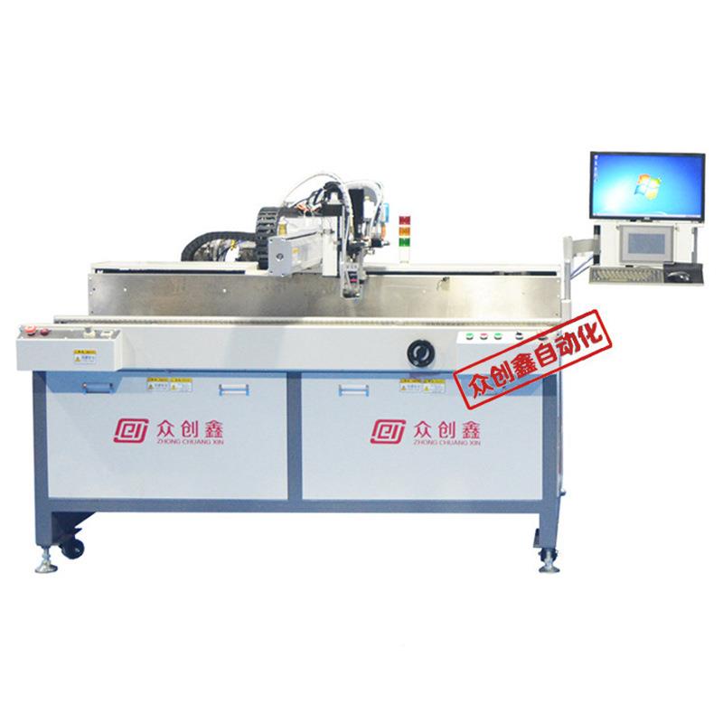 abl胶全自动觉点胶机ed灯具电源电阻变压C器灌胶机在线CD视707点