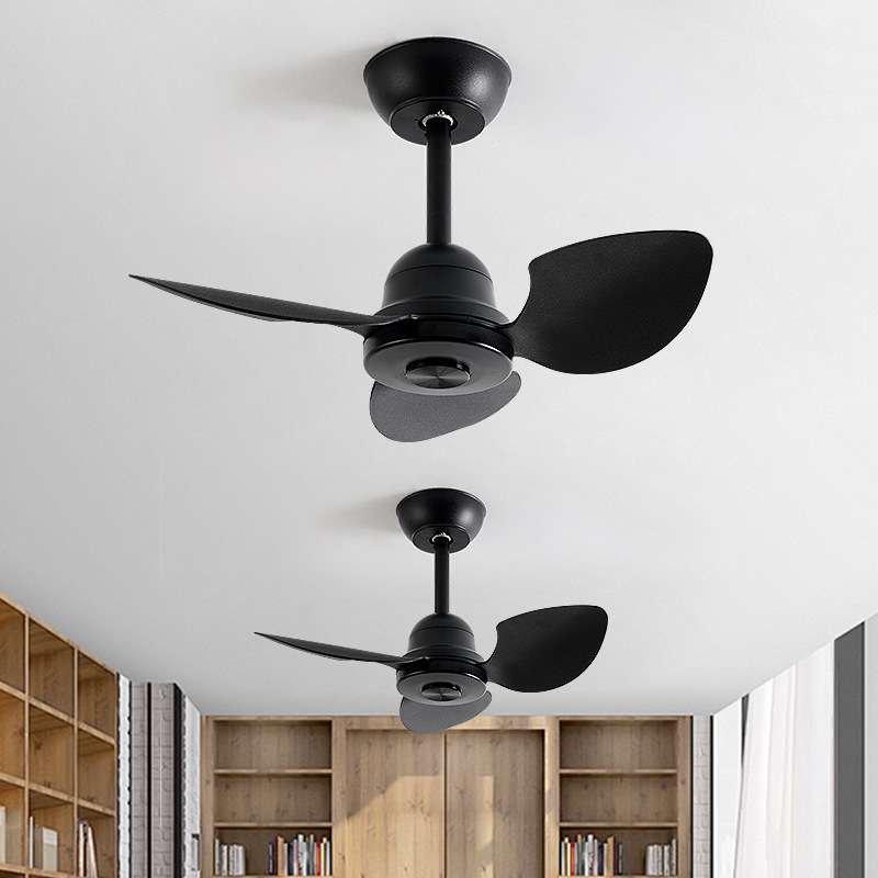 新款工业风扇宿舍餐厅电风扇家用吊扇小尺寸大风力静音变频无灯扇