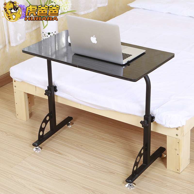 虎爸爸现代家用收纳书桌可移动折叠儿童学习桌写字桌笔记本电脑桌