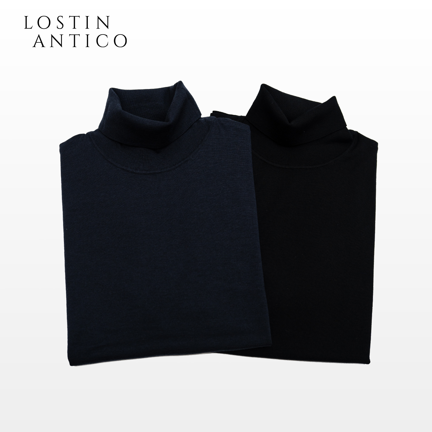 意大利冬季男士保暖高翻领老钱风高领针织衫羊毛衫针织毛衣男款潮