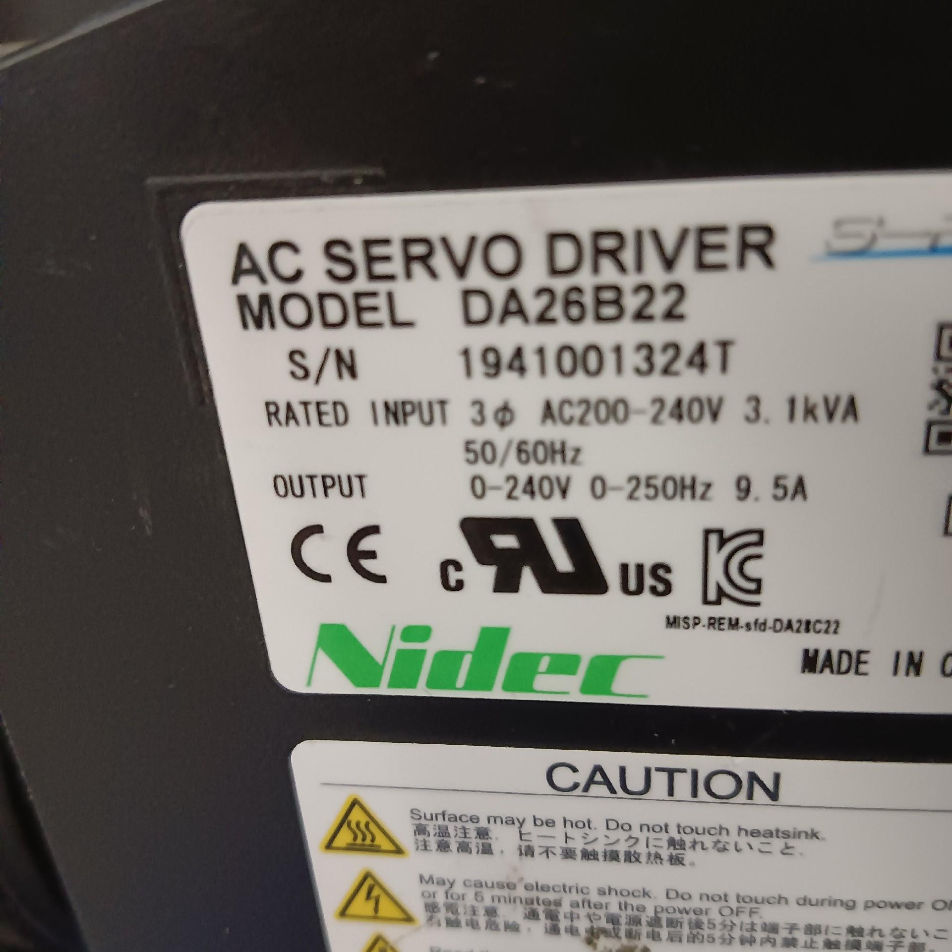 三协/尼得科1.5kw驱动DA26B22~议价