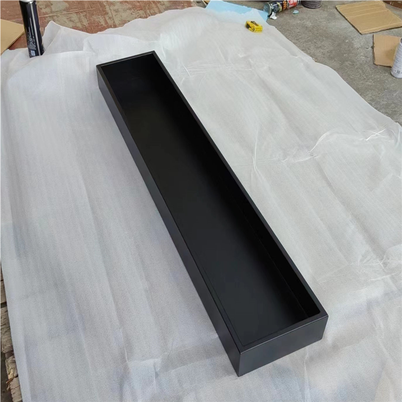 不锈钢花箱入户玄关花盆楼梯下走廊过道隔断摆件室内造景简约花器