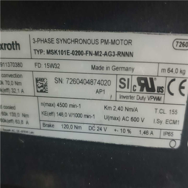 【顺庆】力士乐电机MSK101E-0200-FN-M2-AG3-RN【议价】