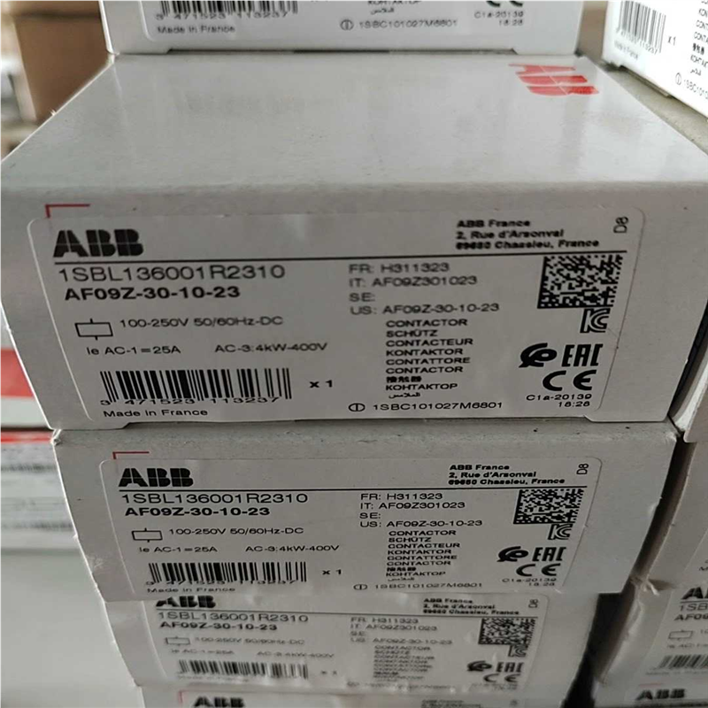 (询价)ABB接触器AF09Z-30-10-23 100-250V