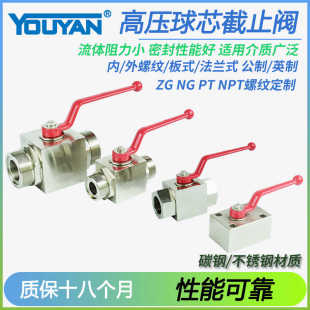 20WL高压QJH 06NL球芯15NL截止阀10WL液压25NL球阀32WL40B50F65F1