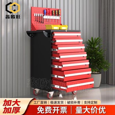 重型移动汽修工具车多功能维修车小推车手推车车间抽屉五金工具箱